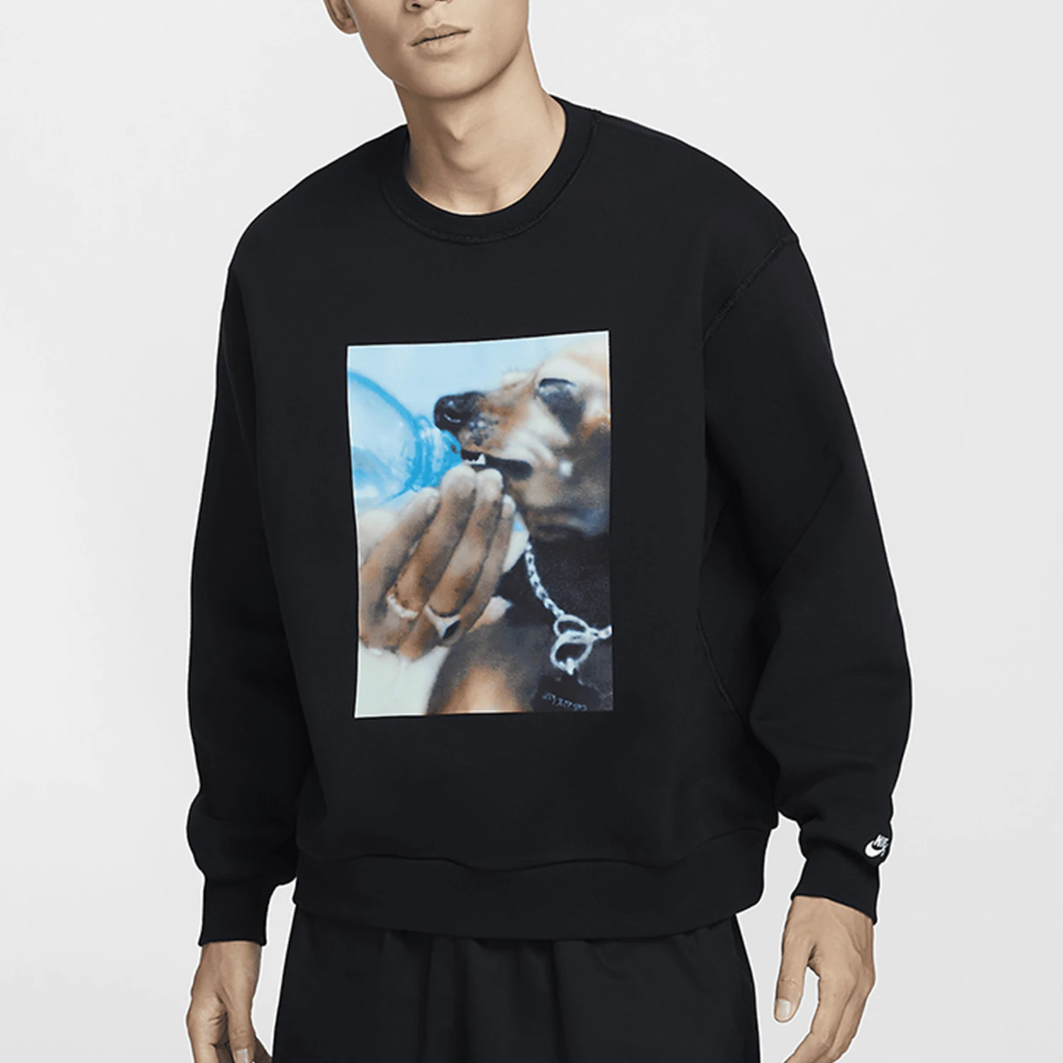 Nike Official Authentic SB NSW унисекс повседневная вязаная флисовая толстовка с капюшоном для щенков HQ3038-010