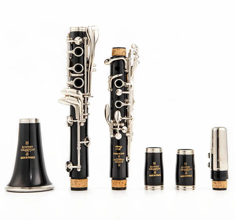 New BUFFET R13 B-flat Tune Professional High Quality Woodwind Instruments Clarinet Black tube With Case Accessories