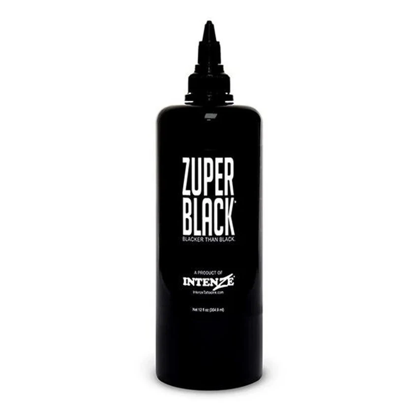 12OZ (360ML) Body Paint Grand Aqua Zuper Black Permanent Professinal Tattoo Ink Pigment Set Body Arts