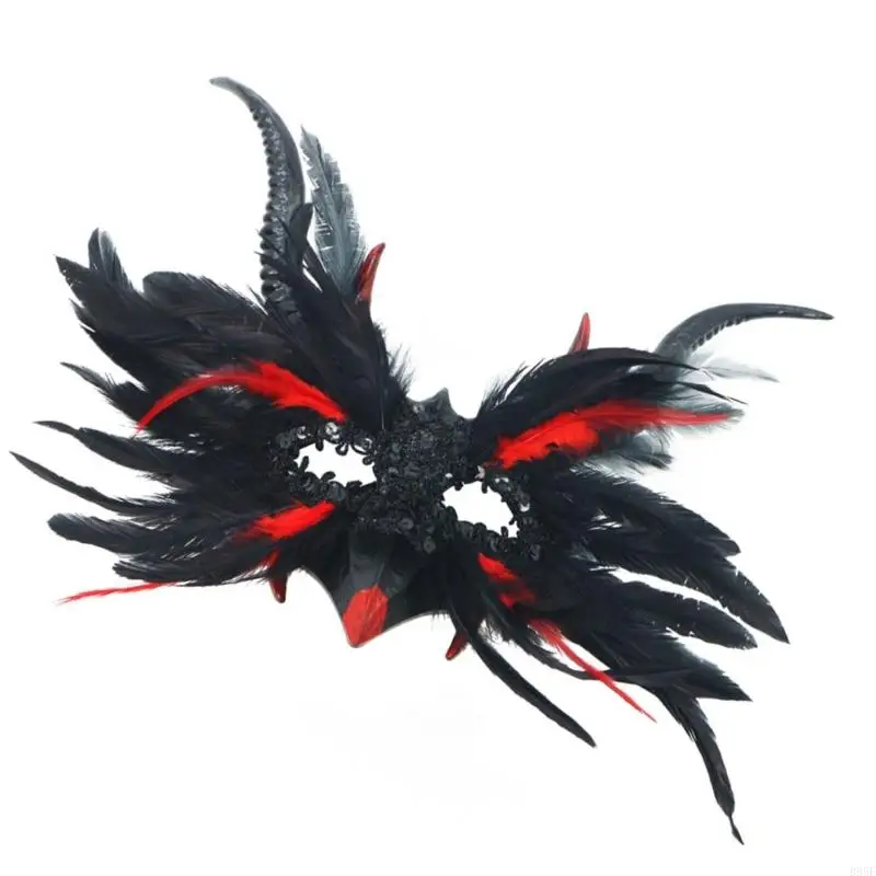 Masque mascarade B95F pour femmes, masque Mardi Gras, masque carnaval vénitien, masque fête d'halloween, fournitures