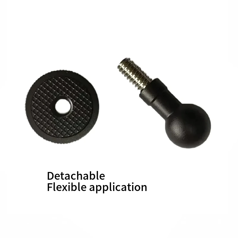 Алюминиевый сплав, 17 мм, винты из нержавеющей стали с шаровой головкой, основание 25 мм, держатель для мобильного телефона для мотоцикла, основание кронштейна шатуна