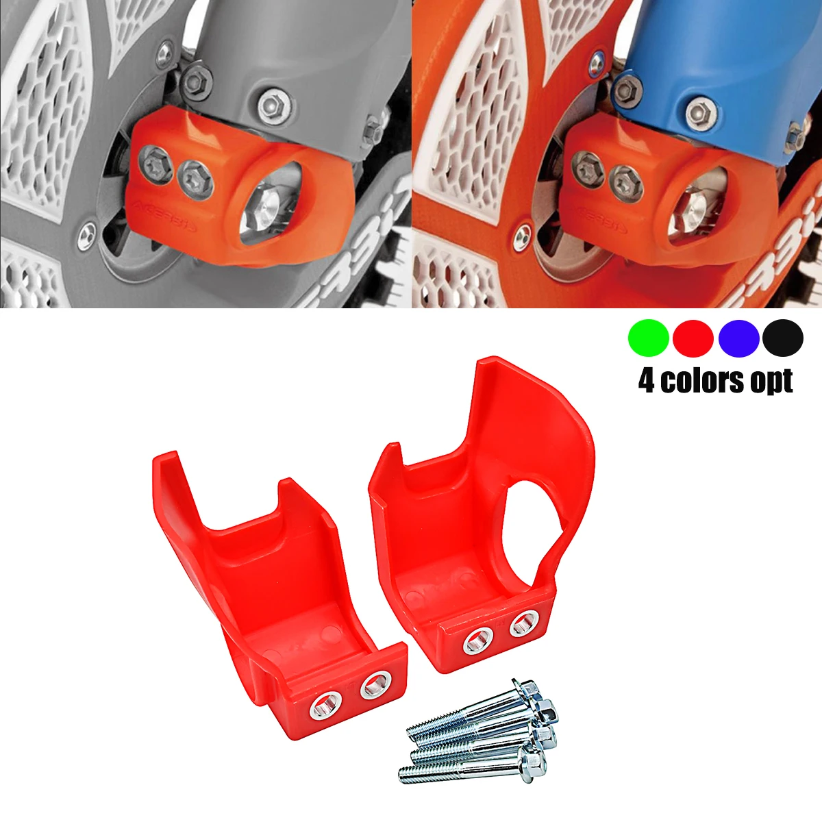 

For HONDA CRF 250R 450R 250X 450X 250RX 300RX 450RX CRF250R CRF450R Motorcycle Front Fork Shoe Cover Lower Leg Guard Protector