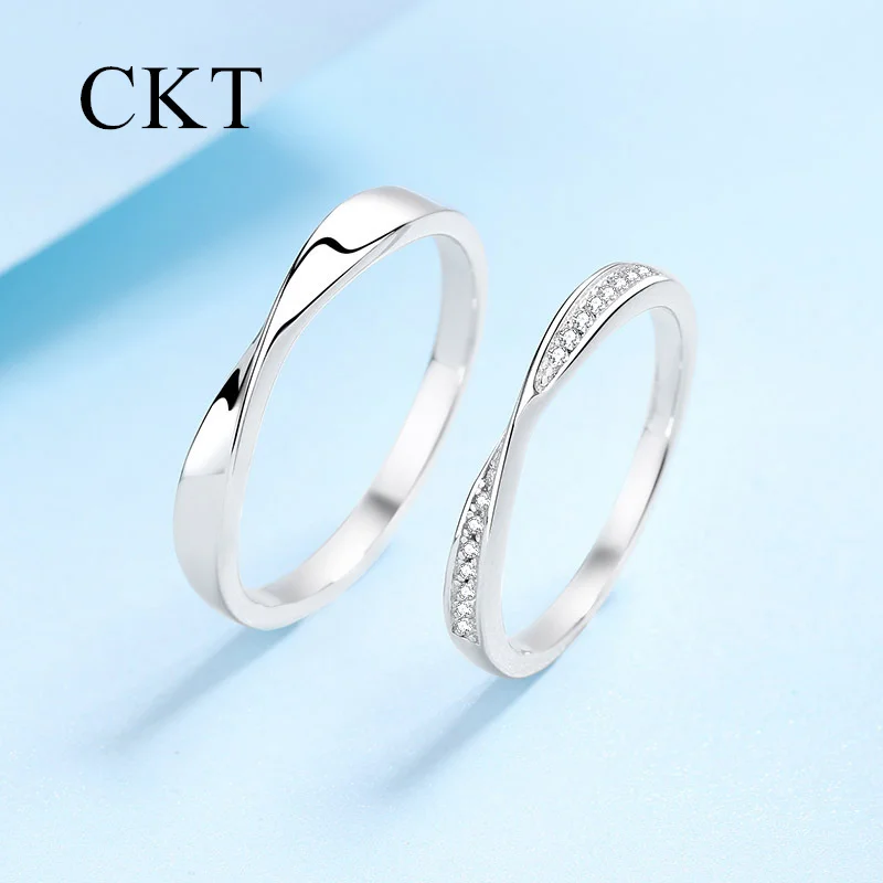 Luxury Platinum Seiko Moissanite Pair Ring for Lovers Hot Couples Ring Pt950 Fashion Simple Wedding Fine Jewelry Gift