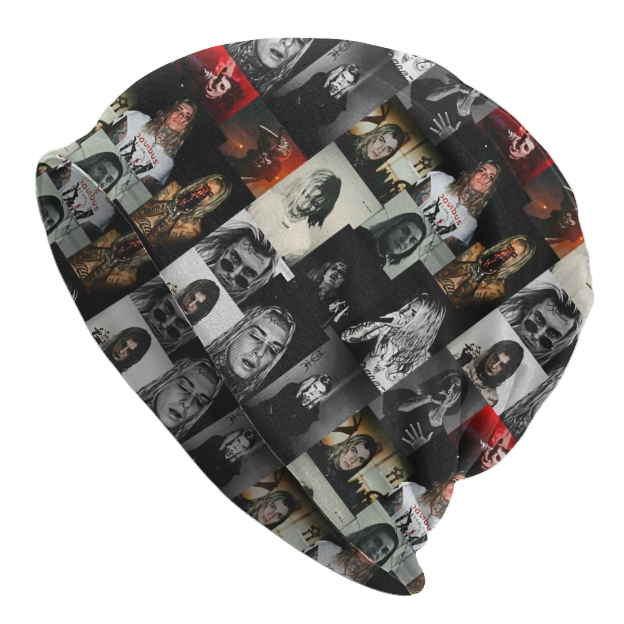 G-Ghostemane Hip Hop Music Beanie Cap Unisex Warm Bonnet Homme Knitting Hats Street Rapper Heavy Skullies Beanies Caps For