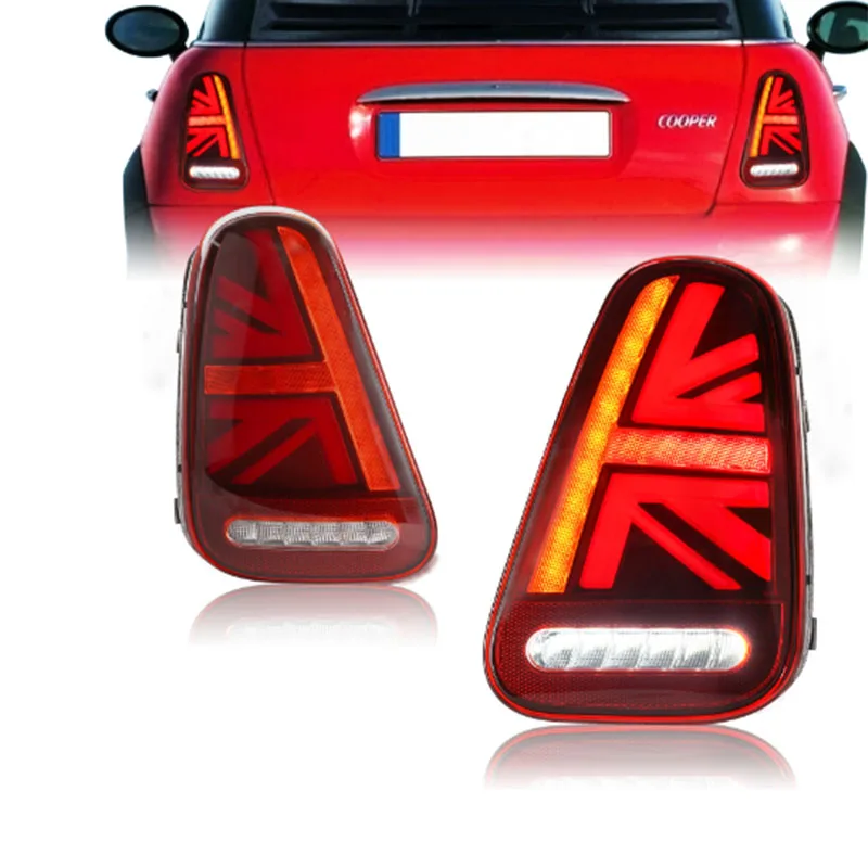 

Car Taillights For MINI Coopers R50 R52 R53 2001-2007 Rear LED DRL Moving Turn Signal Brake Tail Lamps Lights