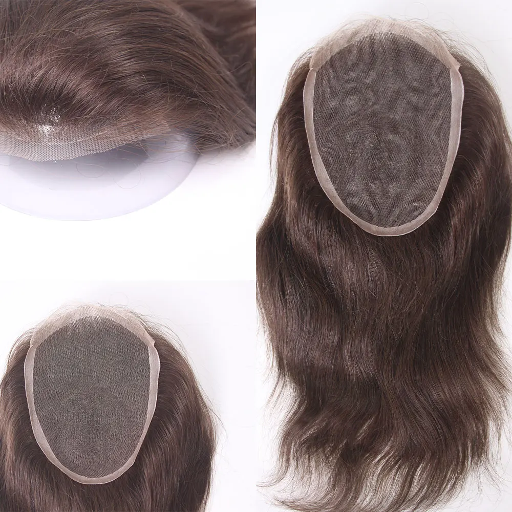 Brown Men's 5x7 Hairpiece