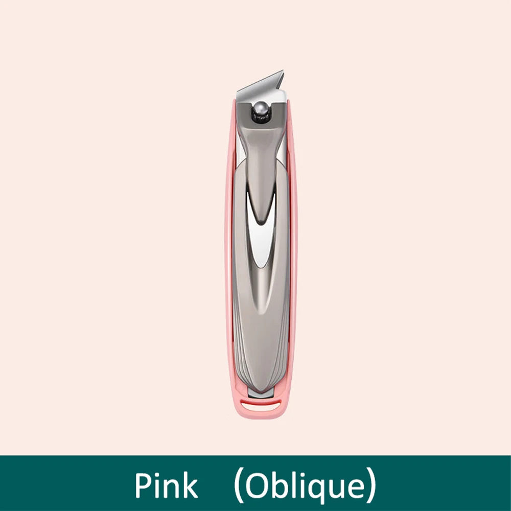 Kleurrijke nagelknipper Anti-splash nagelknipper Afneembaar ontwerp Vingernagelknipper Roestvrij staal manicure nagelgereedschap