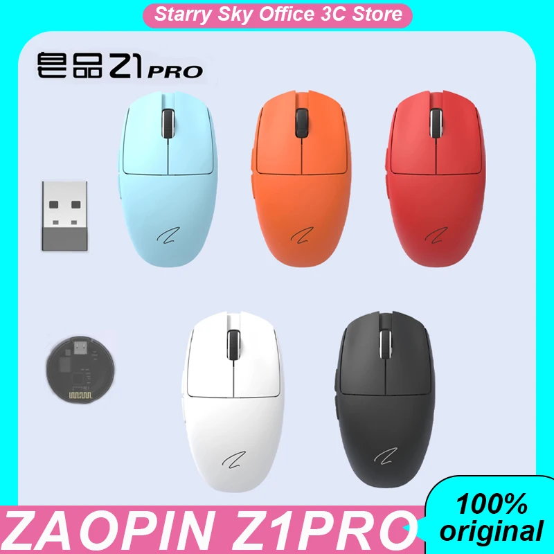 Zaopin Z1pro Mini Mouse Wireless 3mode Paw3395 Ergonomics Lightweight High-Performance Customized Gaming Mouse Laptop Accessory