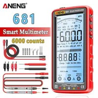 ANENG 681 Multimeter Non-contact Rechargable Digital Professional Voltage Tester AC/DC Voltage Meter LCD Screen Current Tester