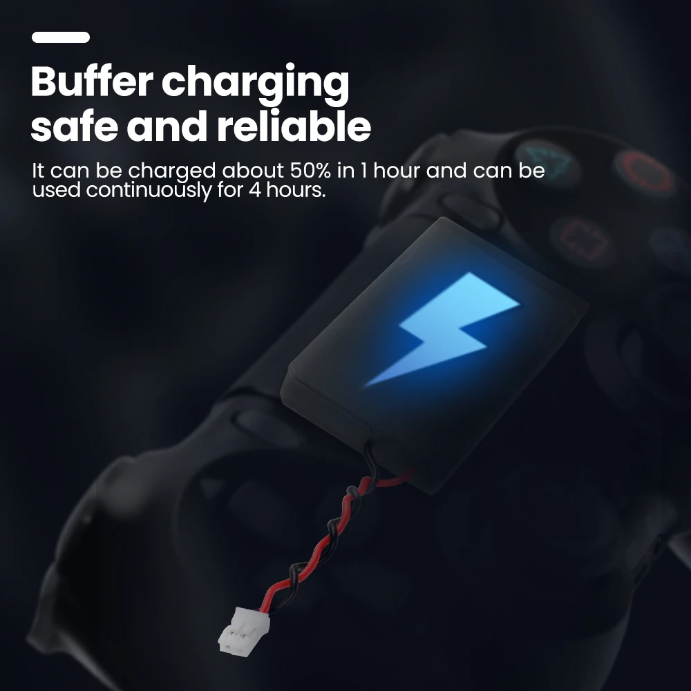 OSTENT 1000MAh Pengganti Baterai untuk Sony PS4 Nirkabel Dual Shock Controller Generasi Pertama CUH-ZCT1E