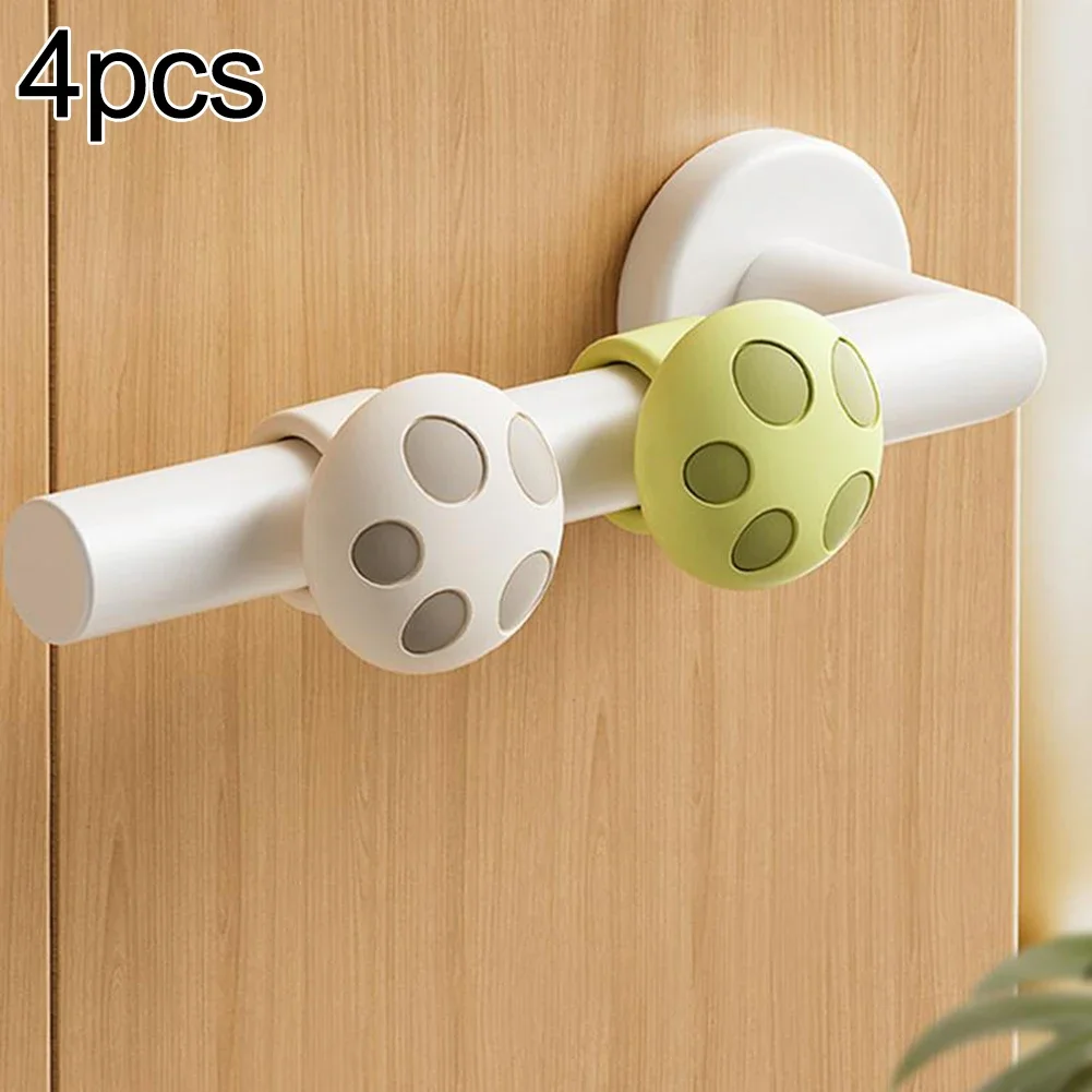 

Простая установка дверной стопор, дверной стопор, стопор для предотвращения столкновений, зеленый стопор для дверной ручки, очаровательный эстетический гибкий материал