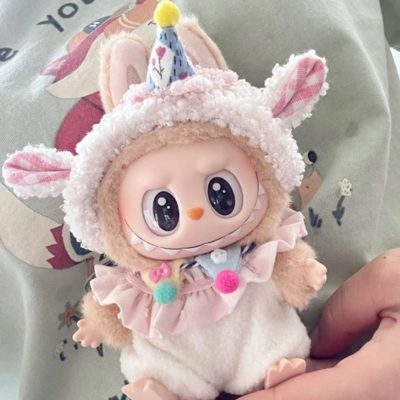 

Doll Clothes for Labubu Doll Cartoon Cute Animal Lamb Onesie Suit Set Dress Up Doll Accessories Peripheral Toy Children's Gifts