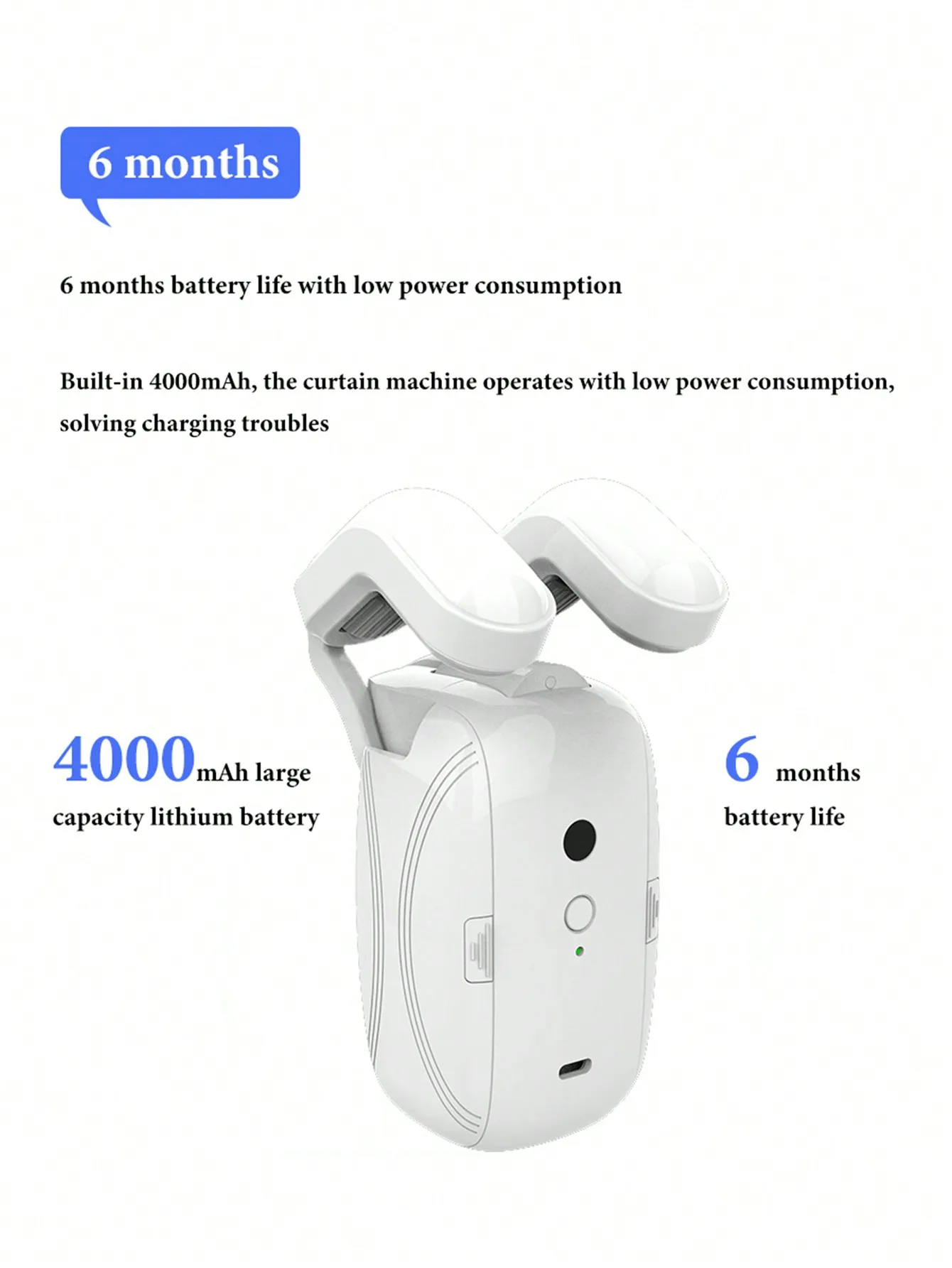 Tuya Smart curtain machine Bluetooth Smart curtain opener APP control comes with a gateway Roman rod/TU track Alexa Google Home