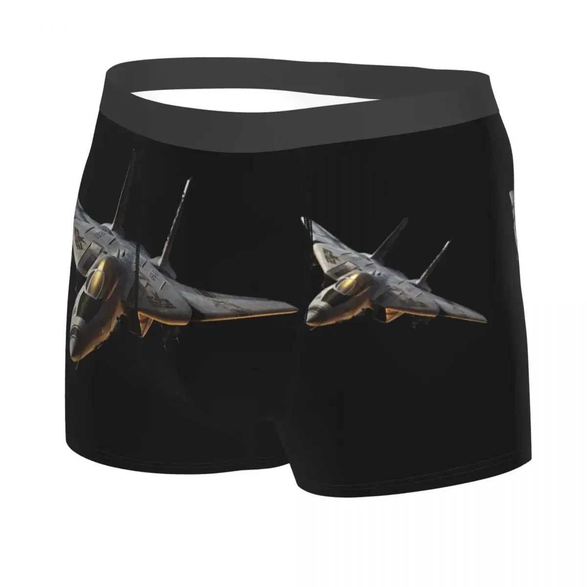 Funny Top Gun Air Force Fighter Jets Boxers Shorts Panties Male Underpants Breathable Briefs Underwear