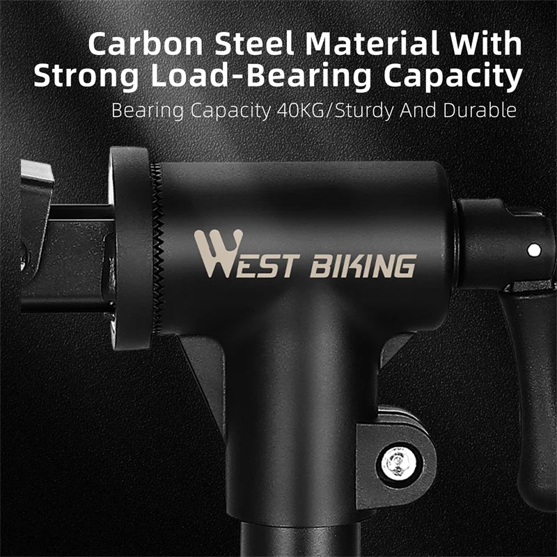 WEST BIKING Bicycle Repair Stand Wall/Table Mount Bike Parking Racks Maintenance Support Adjustable Clamp Bike Display Storage