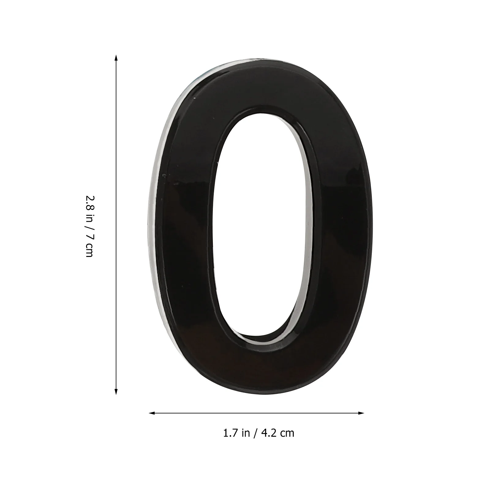 

10Pcs Abs Door Number Stickers Self-Adhesive No Drilling Easy Install Mailbox Street Address Plaques Room Corridor