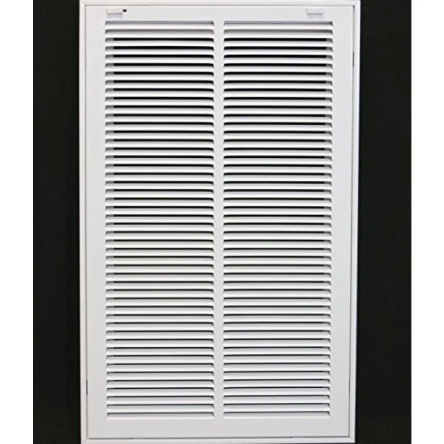 

14" X 24" Return Air Filter Grille * - Filter Included * - Easy Plastic Tabs for Removable Face/Door - HVAC Vent Duct Cover - W