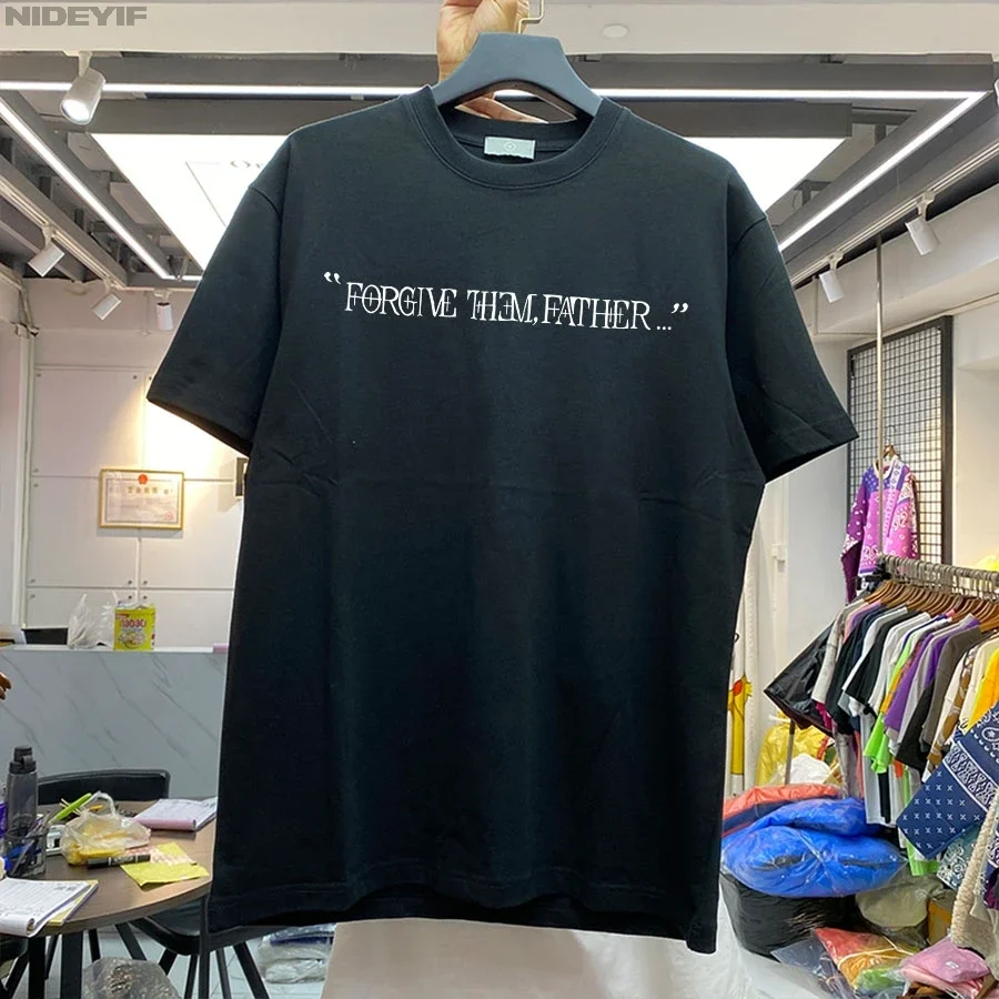 تي شيرت ديني مسيحي للجنسين يسوع معبر لهم جرافيك قطن هيب هوب ملابس الشارع CJ2 جميع المقاسات