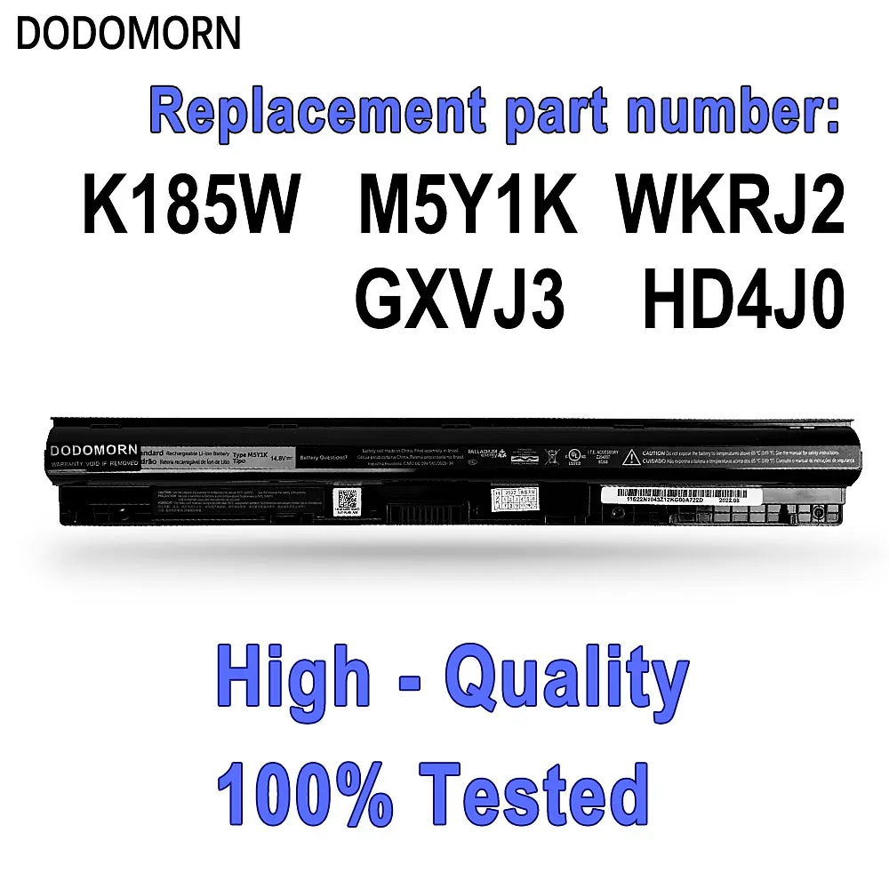 DODOMORN New M5Y1K Battery For Dell Inspiron 15 3000 Series 15-3551/3552/3567 15 5000 Series 5551/5552/5555/5558/5559 In Stock