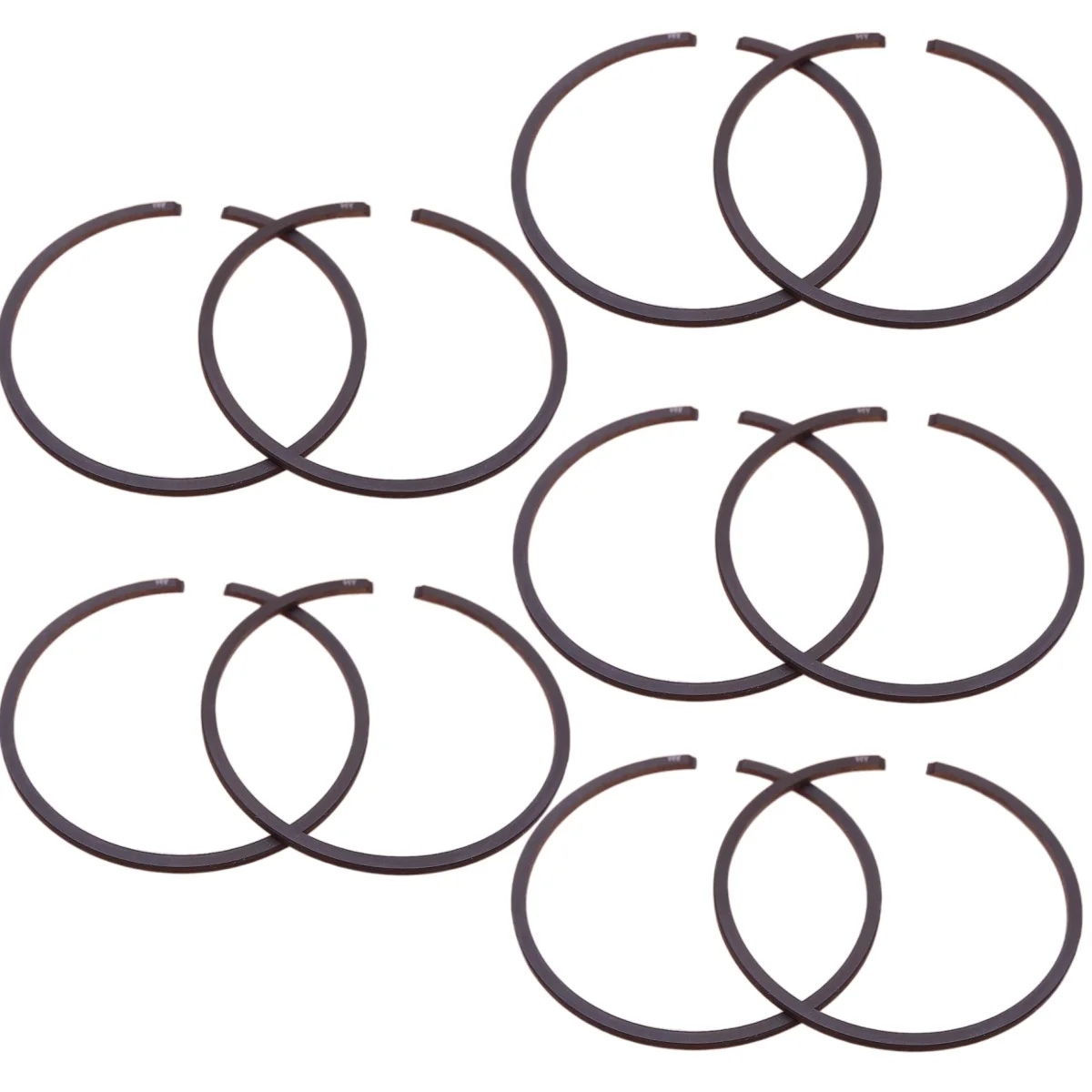 10pcs/lot 49mm x 1.5mm Piston Rings For Stihl TS350 TS360 TS400 Cut Off Saw Part 4201 034 3000
