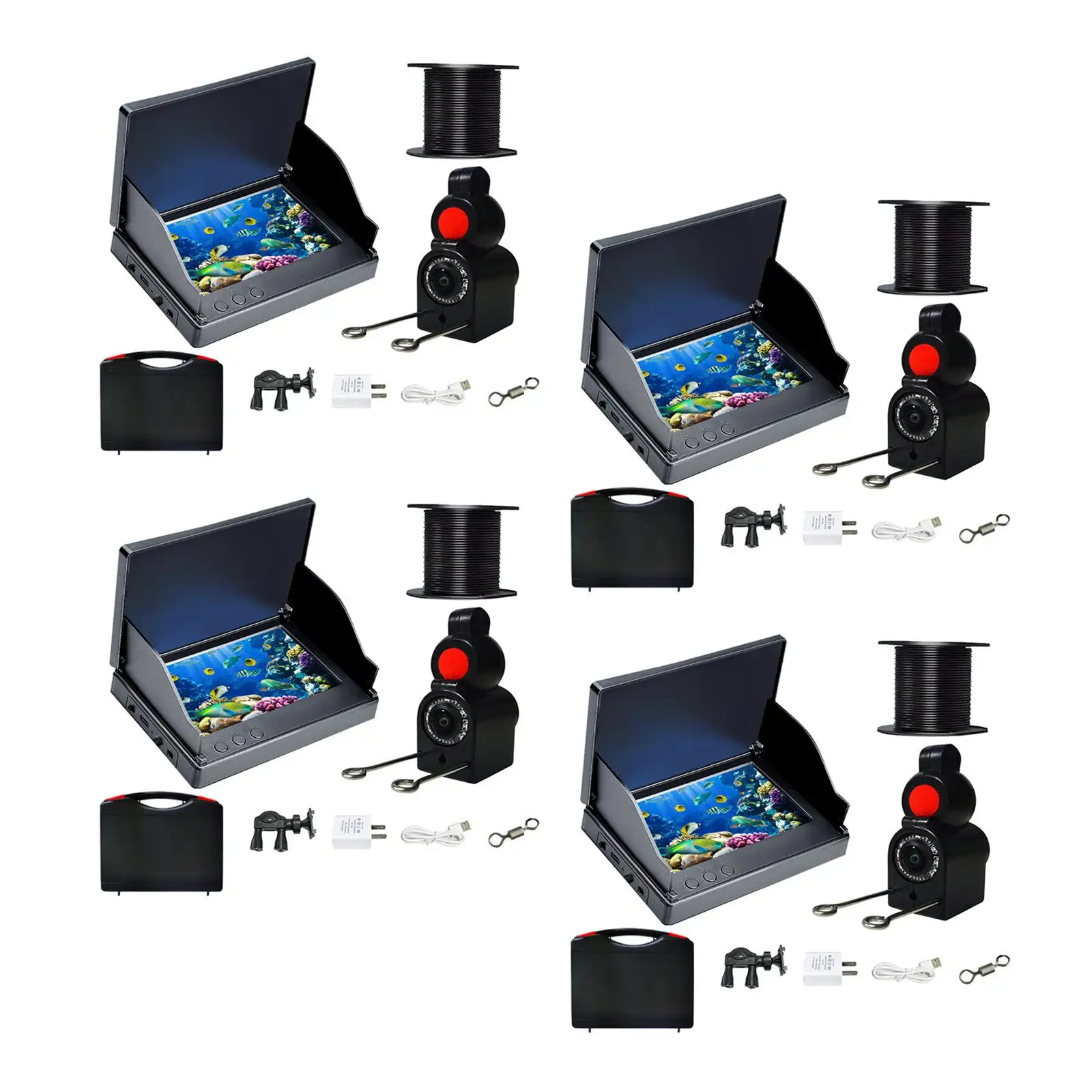 

Fishing Finders Fishing Gear with Cable Waterproof for Lake Open Water Boat