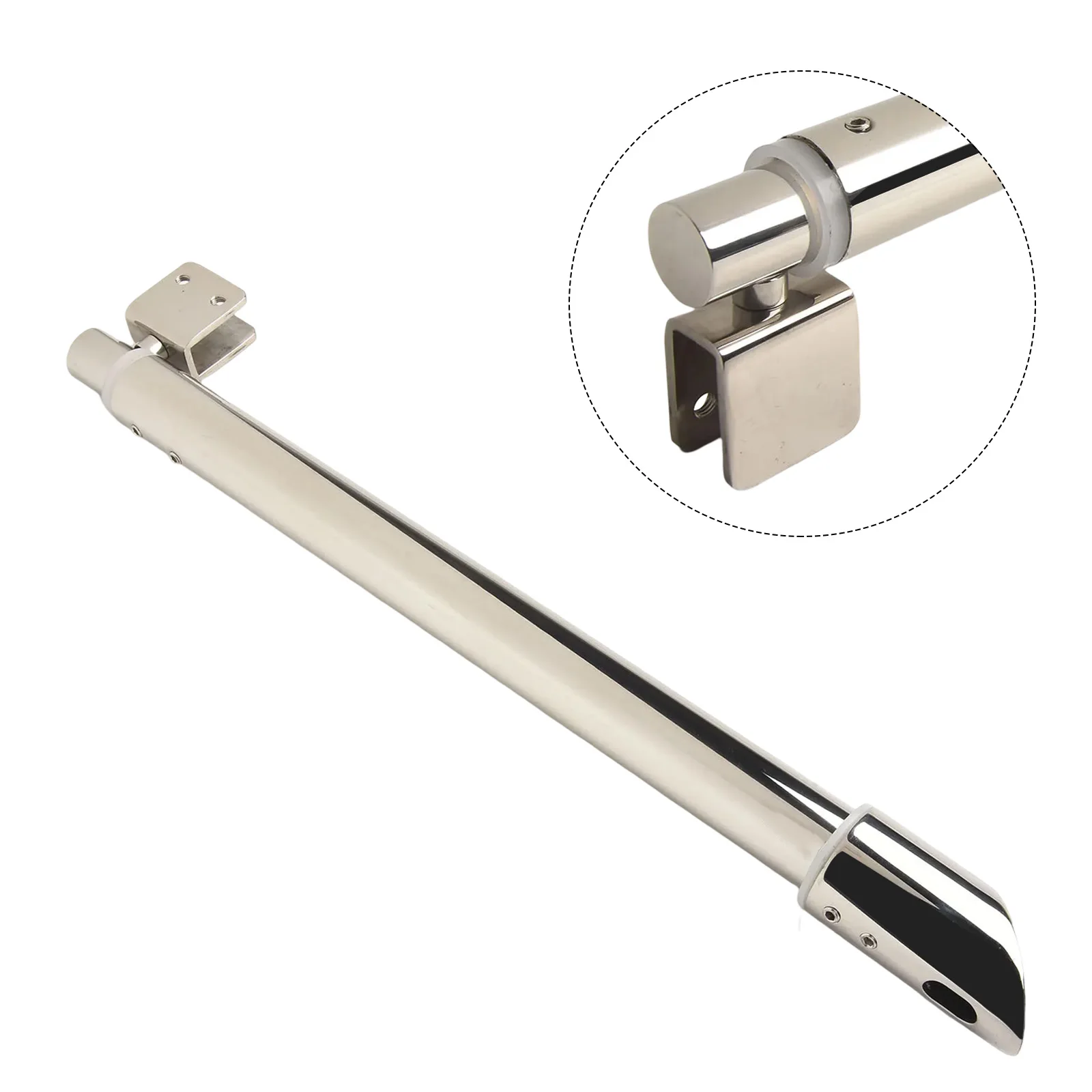 1 PCS Adjustable Stainless Steel Shower Screen Support Bar Arms For 8-12mm Glass Panel For Bathroom Hardware Accessories