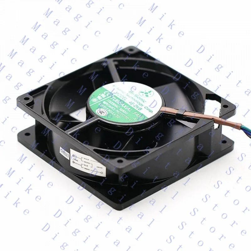 UU  1PCS   all metal high temperature AC cooling fan 12038  4E-DVB 115V / 230V