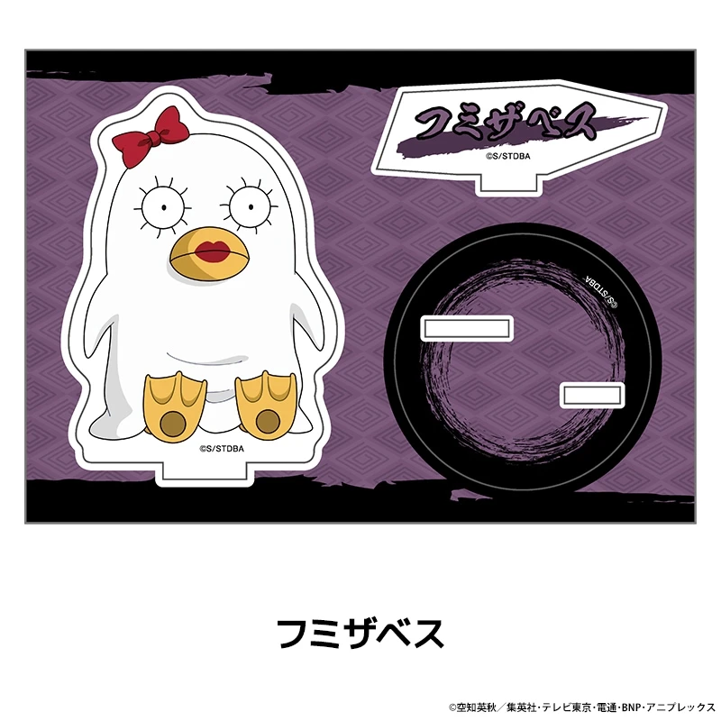 Anime Gintama Elizabeth Style Acrylic mini Stand figure Kamui/Kagura/Sakata Ginpachi Stand Plate Cosplay Prop Decor Cartoon Gift
