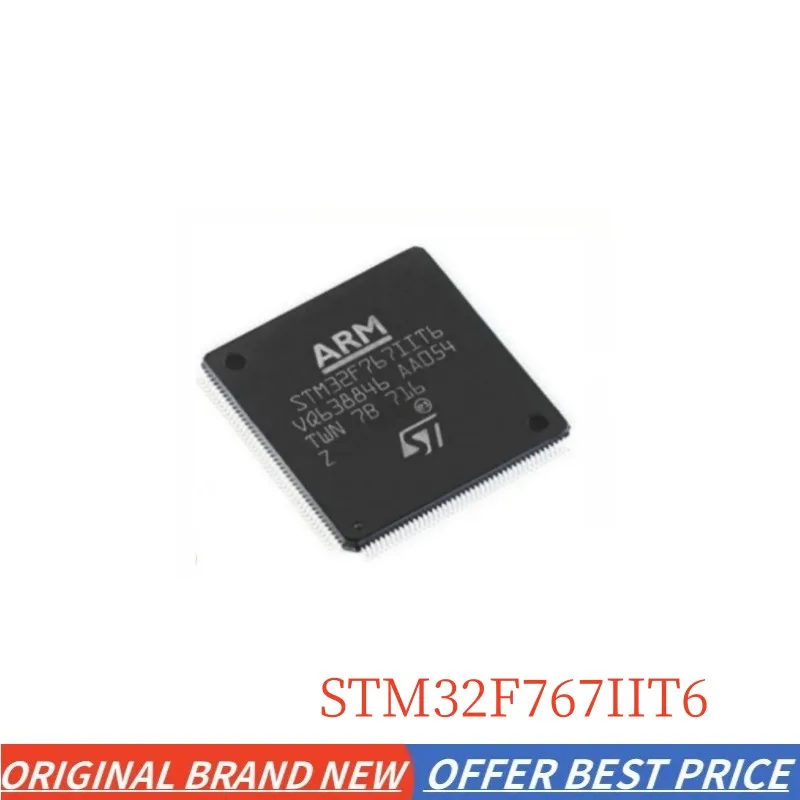 Spot goods STM32F767IIT6 STM32F767 LQFP-176 MCU 32-bit ARM Cortex M7 RISC 2MB Flash 512KB RAM 3.3V