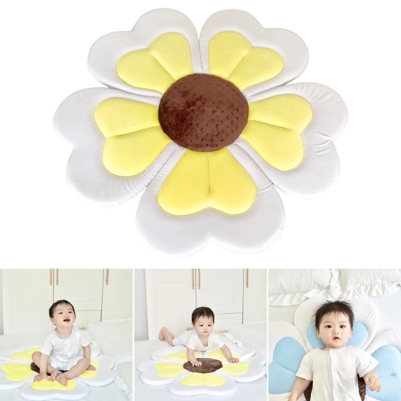 Stable Baby Bathing Aid Soft Bathtub Insert Travel Friendly Baby Bath Pad Convenient Baby Bathing Pad for Newborns A2UB