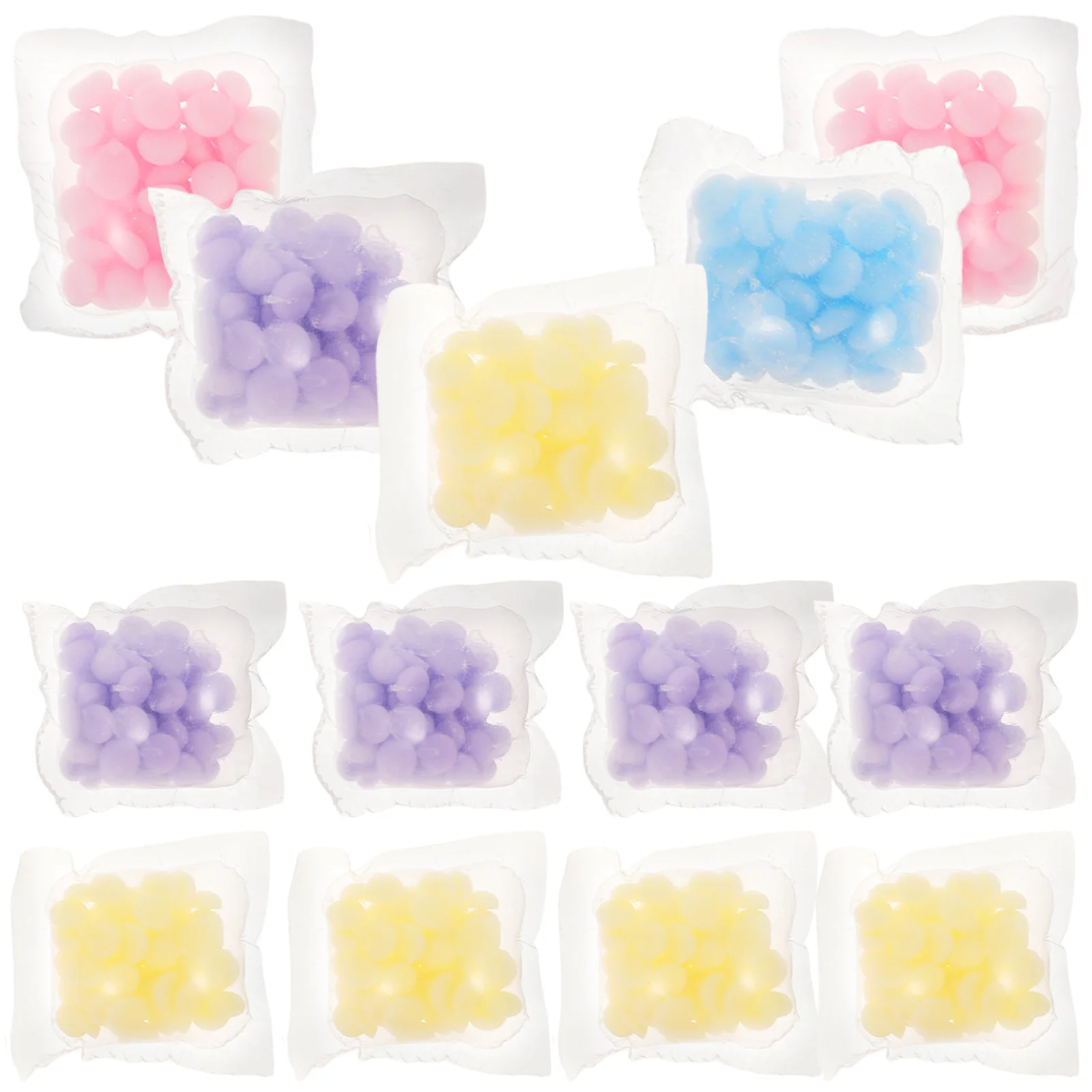 Artigetter-Lavanderia Perfume Booster Beads, Cor Misturada, In-Wash, Fragrância, Amaciante para Lavadora, 50Pcs