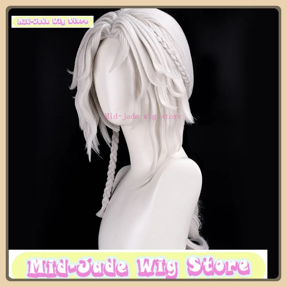 منتصف اليشم شعر مستعار مخزن الهوية الخامس مصور جوزيف شعر مستعار تأثيري ألعاب أنيمي ازياء الدعائم لعب الأدوار الباروكات #4