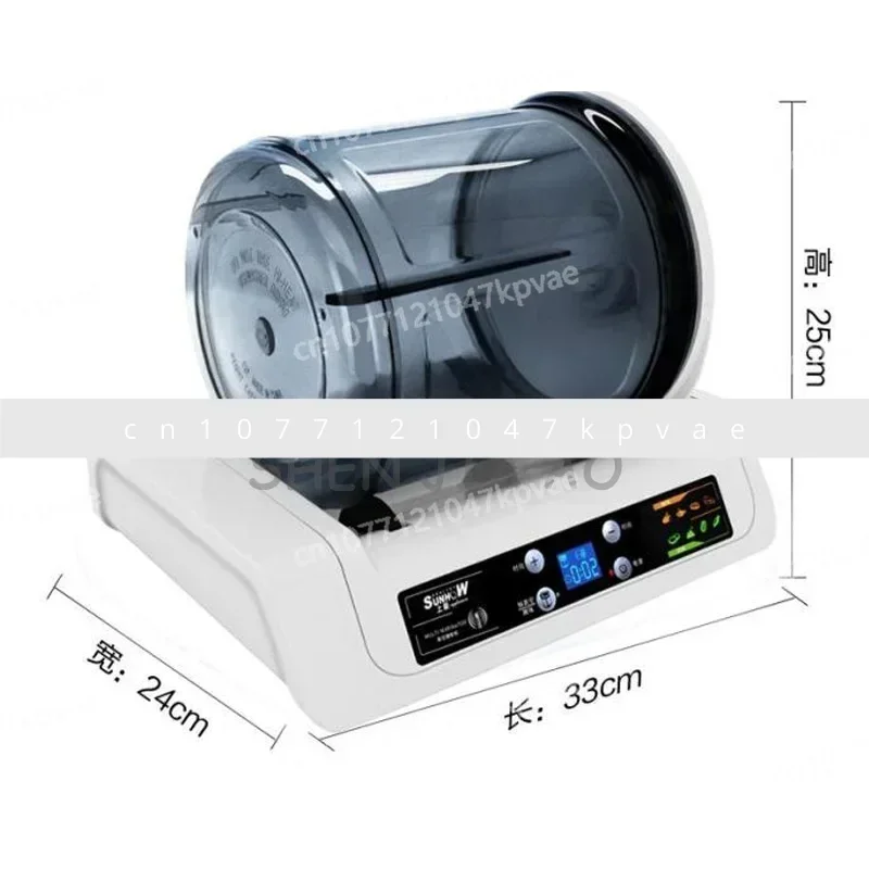 Máquina eléctrica de marinar al vacío para pollo/carne ahumada, KA-6189A, 220V, 20W, máquina de marinar al vacío comercial