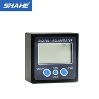 Digital Bevel Box Mini Digital Protractor Angle Meter Level Gauge Magnetic Base Digital Plastic Inclinometer Angle Finder