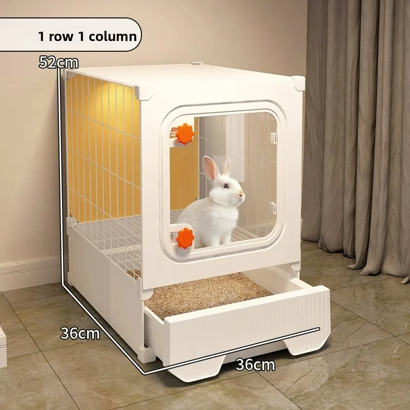 

Large Luxury Rabbit Cage with Toilet Bunny Villa Guinea Pig Hutch Home Pet House