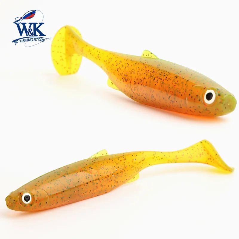 WK Hoduller Shad 4 inch Swing Soft Bait with UV Action Colorful Swimbait Jig Head Rig Perch Zander Snook Walleye Fishing Lures