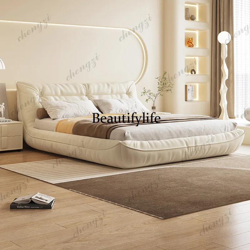 White Elegant Double Bed Couples Items Australia Frame Floating Double Bed Adults Storage Cama Matrimonial Furniture Home