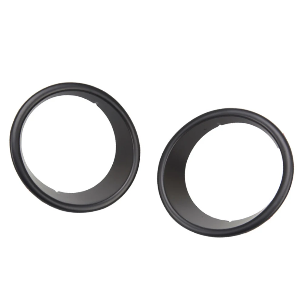 2 قطعة حواف المصباح غطاء الكسوة عاكس الضوء الكسوة ل جيب رانجلر JK 2007 2008 2009 2010 2011 2012 2013 2014 2015 2016 2017