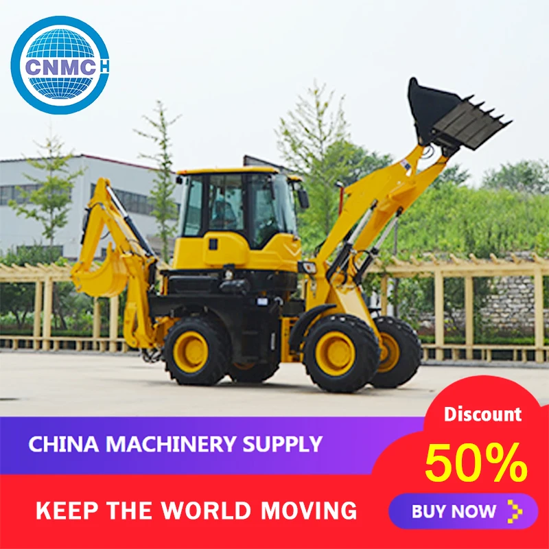

4x4 Backhoe Loader Excavator Customizable Telescopic Wheel Loader 2 Tons Garden for Farm EPA Certification Factory Direct Sales