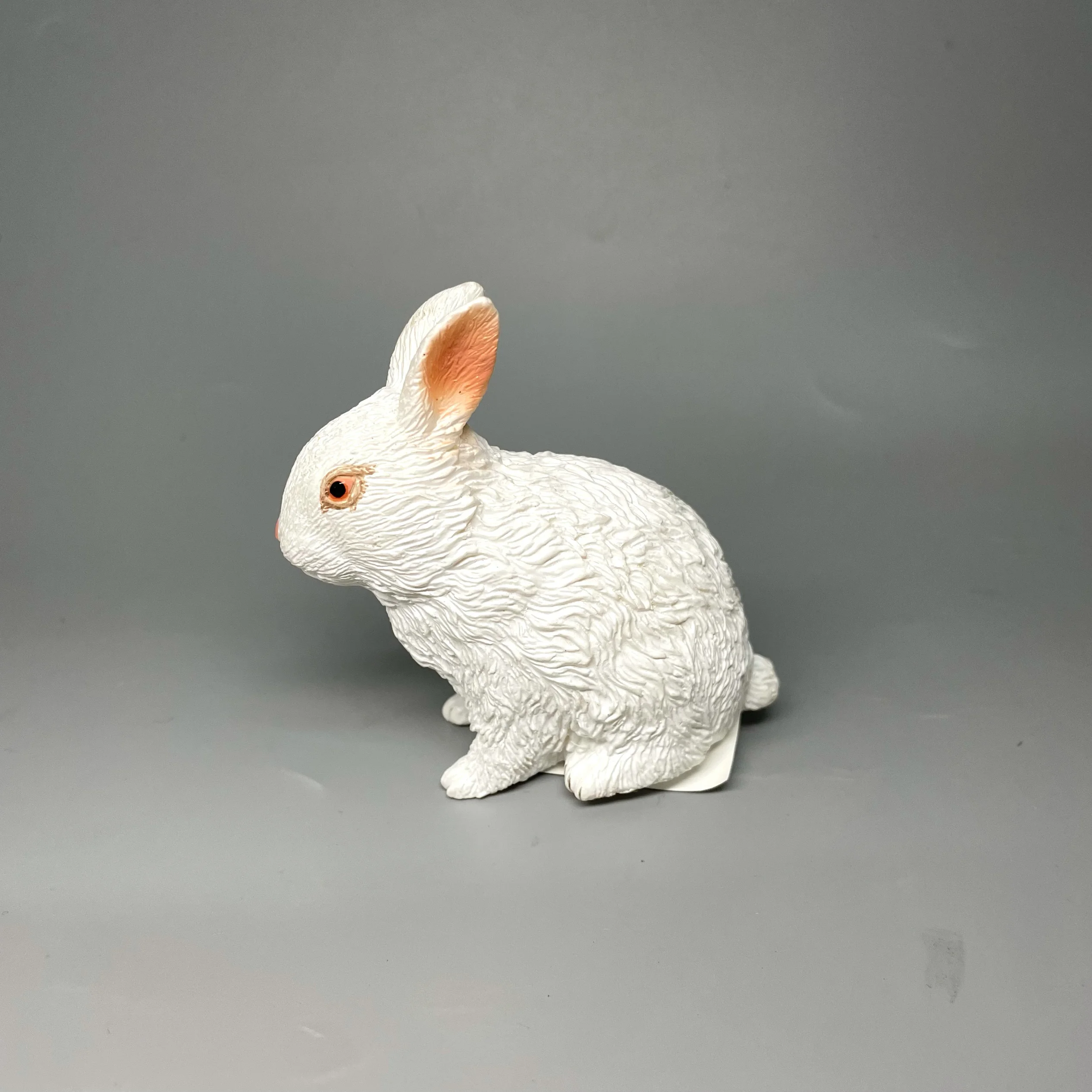 

Мягкая резиновая кукла-кролик, модель игрушки, демонстрационная деталь, имитация фигурки животного, коллекционные статуи старше 4 лет