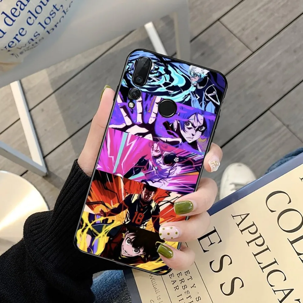 Football Comics B-Blue L-Lock Phone Case For Huawei Y9 6 7 5 Prime Enjoy 7s 7 8 Plus 7a 9e 9plus 8E Lite Psmart Shell