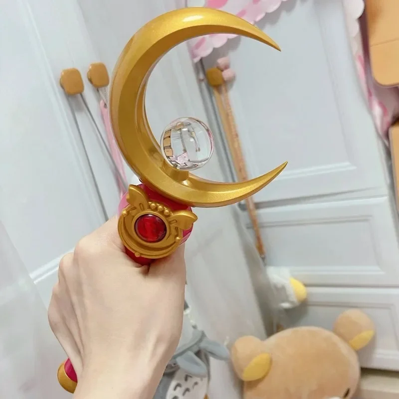 Anime Movie Merchandise Puntelli Cosplay Trasformazione Arma Attrezzatura Puntelli Bacchetta magica Luna Ragazza Guerriero Regali di compleanno