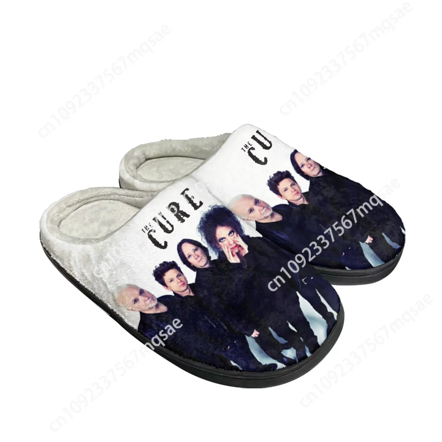 

Cure Rock Band The Robert Smith Home Cotton Custom Slippers Mens Womens Sandals Plush Bedroom Keep Warm Shoe Thermal Slipper