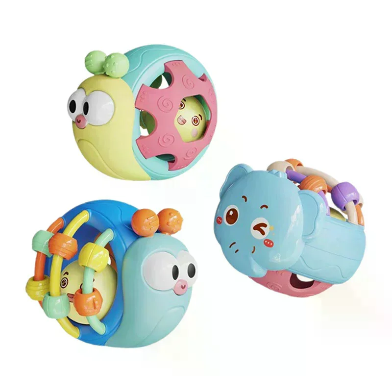 Baby Balls Rattle Comforter Toy Soft Hand Grasp Ball Educational Sensory Toys Activity Baby Crawling Toys 0 6 12 Months