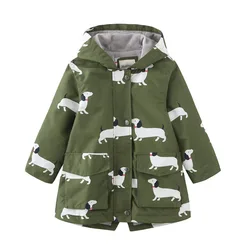 New Spring Autumn Children Baby Boys Outerwear Jackets Fashion Kids Cartoon Coats Double-deck Polar Fleece Waterproof Windproof