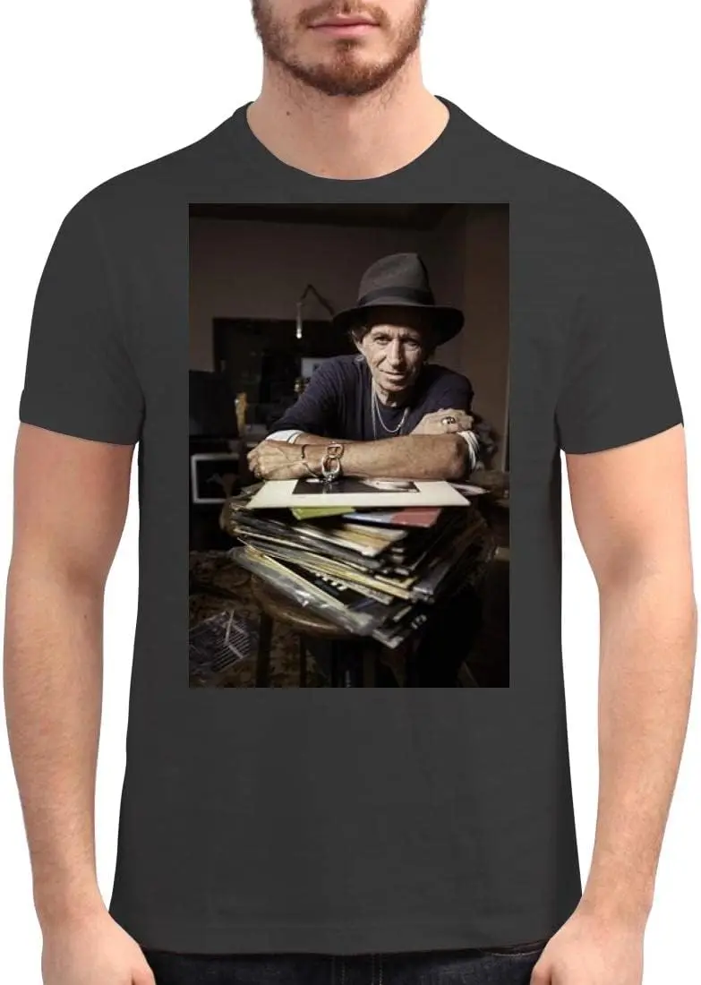 Keith Richards - Men's Soft Graphic T-Shirt PDI #PIDP186969