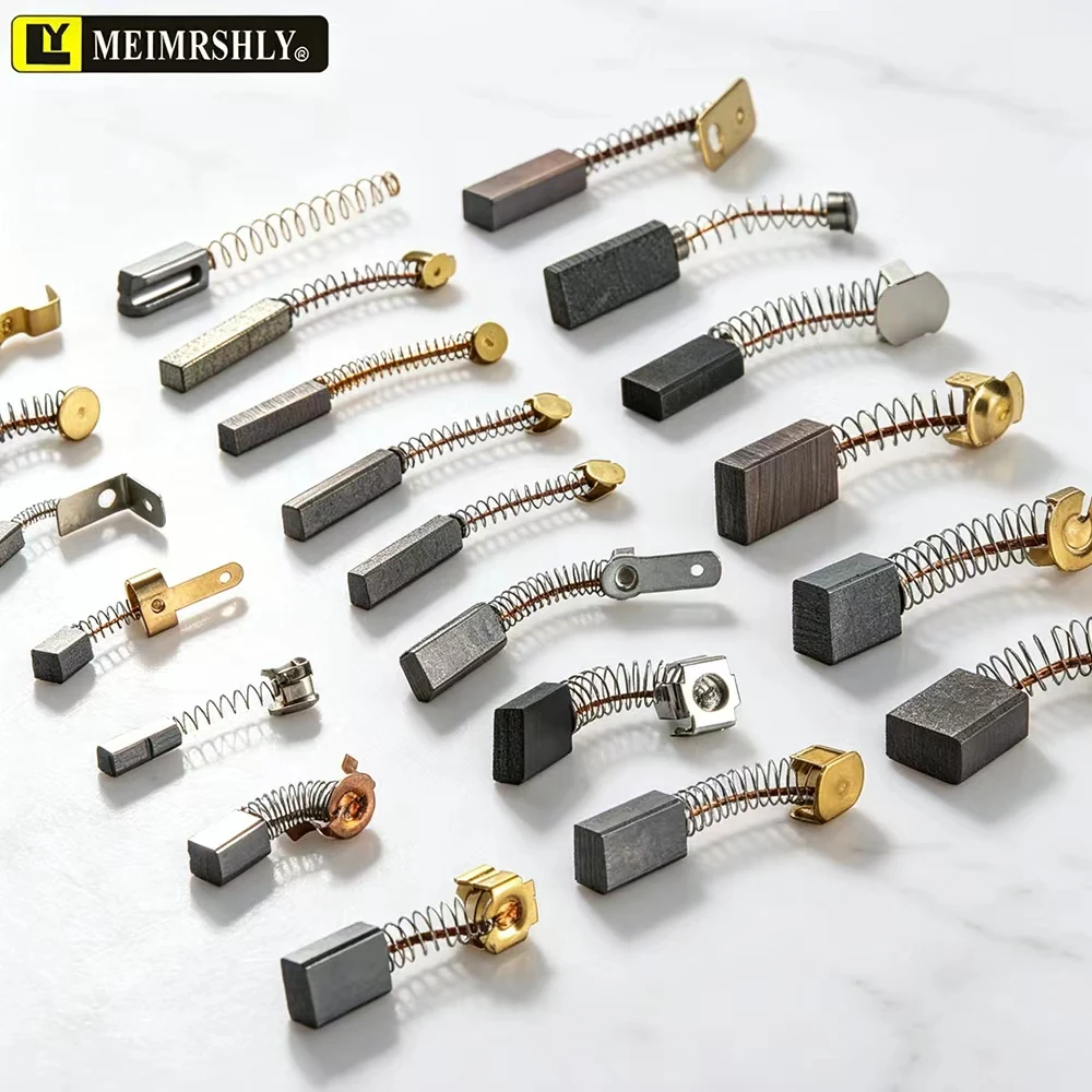 20Pcs 6*16*25MEIMRSHLY LY904C Spring SeatSpeed measuring servo motor carbon brush