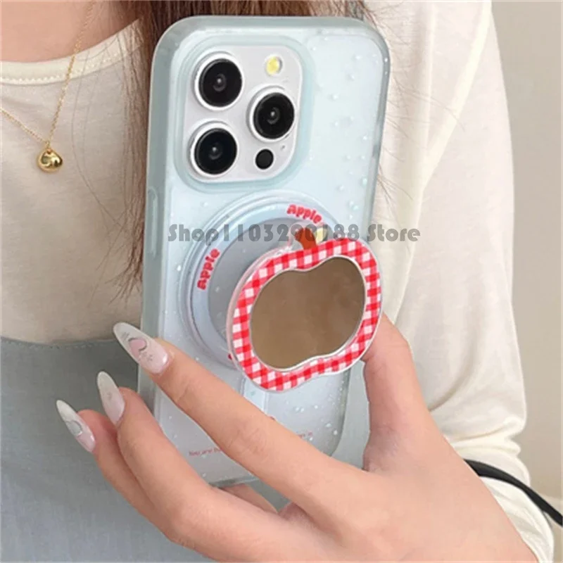 ที่ยึดโทรศัพท์แบบแม่เหล็กพร้อมกระจกน่ารัก รุ่น Griptok เหมาะสำหรับ iPhone 17 16 รองรับ Magsafe Smart Tok