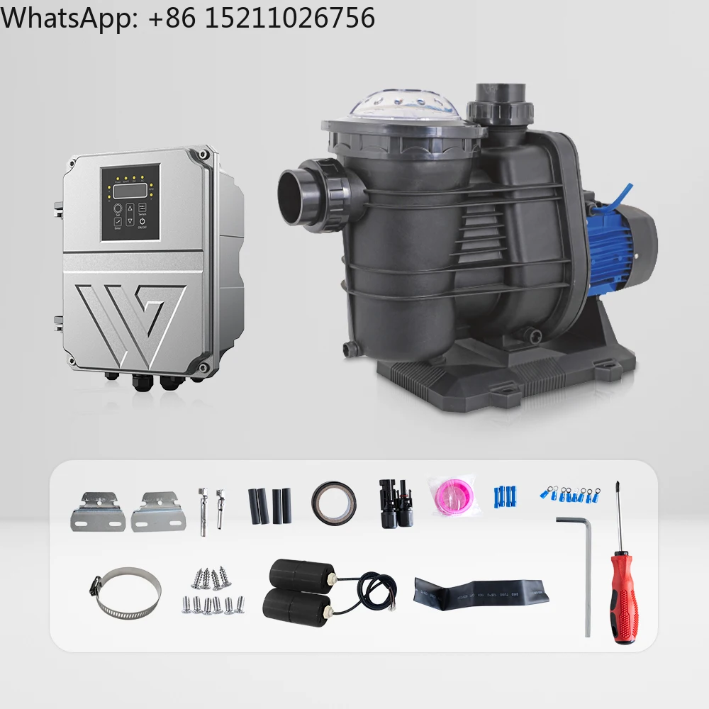 LOCAL STOCK China Manufacturer 0.7-1.6- High Pressure Solar External Fountain Swimming Pool Solar Energy Water Pump