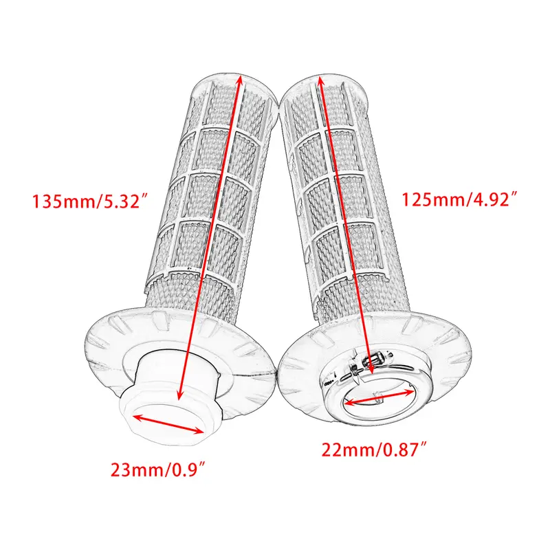 Enduro Motorcycle Grips Handlebar 7/8" 22mm Hand Grip Snap-on Cam Lock-on  For KTM CRF SXF EXC Grips Handlebar Dirt Bike Parts - Image 6